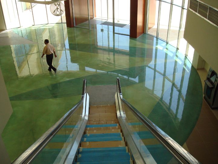 Poured Concrete Flooring