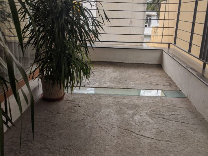 Stairwell - Stamped Concrete